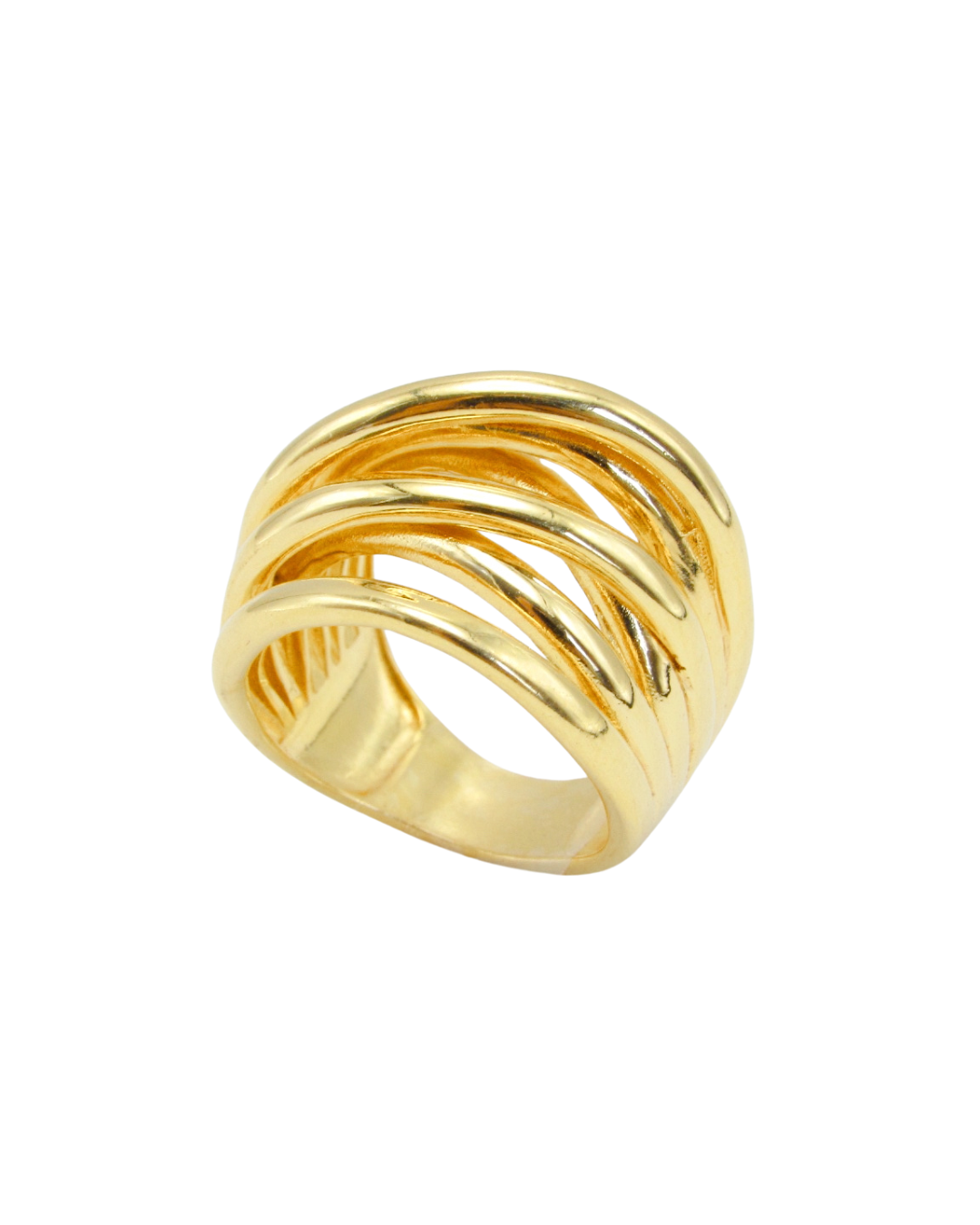 Anel Minimalista Banhado em Ouro 18K