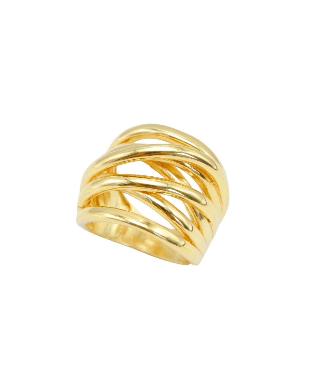 Anel Minimalista Banhado em Ouro 18K