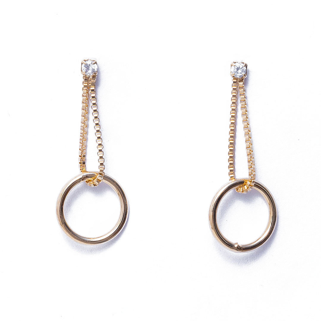 Brinco Banhando em Ouro 18k