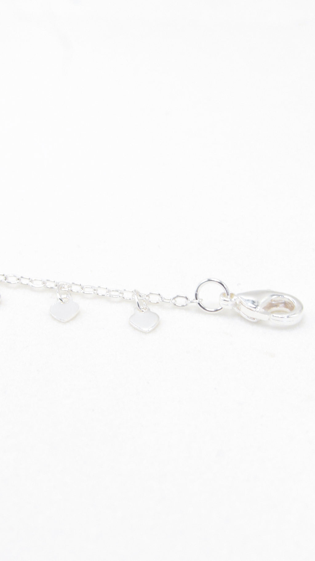 Pulseira Corações Banhada em Prata 925