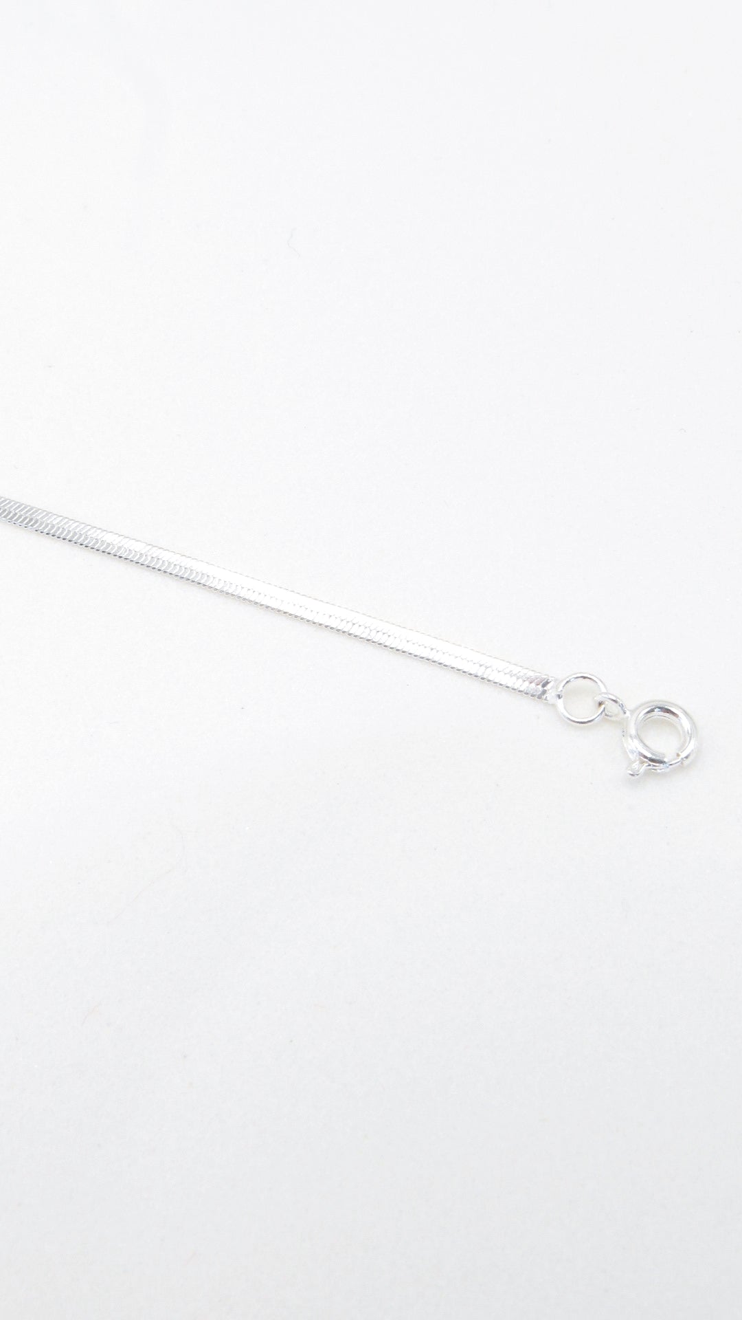 Pulseira Fita Laminada Banhada em Prata 925