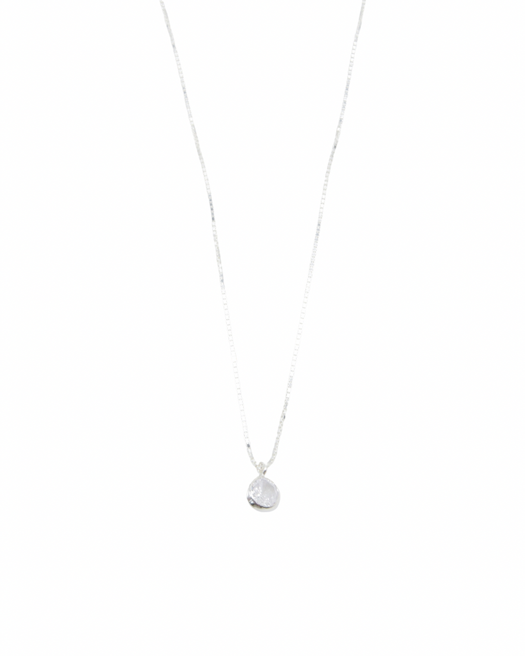 Conjunto em Prata 925 com Pedra Redonda