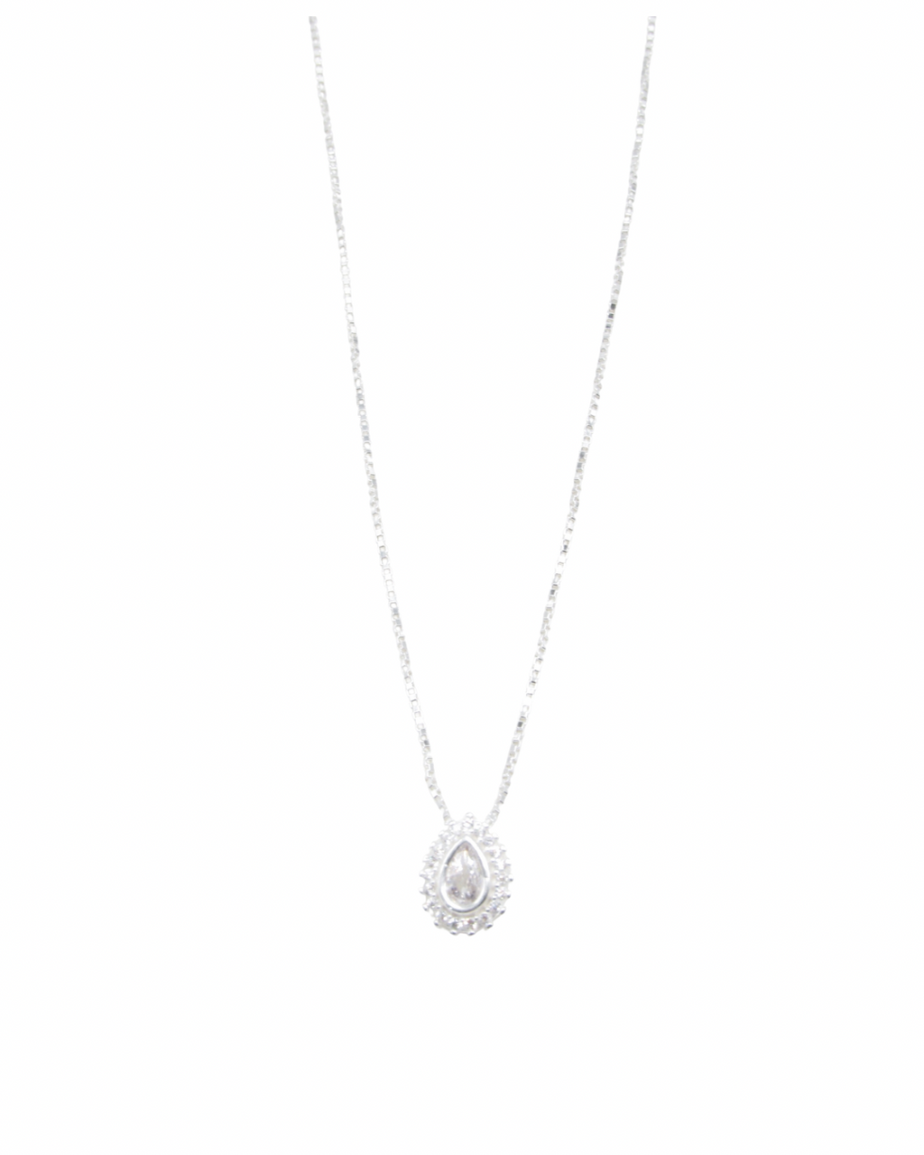 Conjunto em Prata 925 com Zircônias em Gota