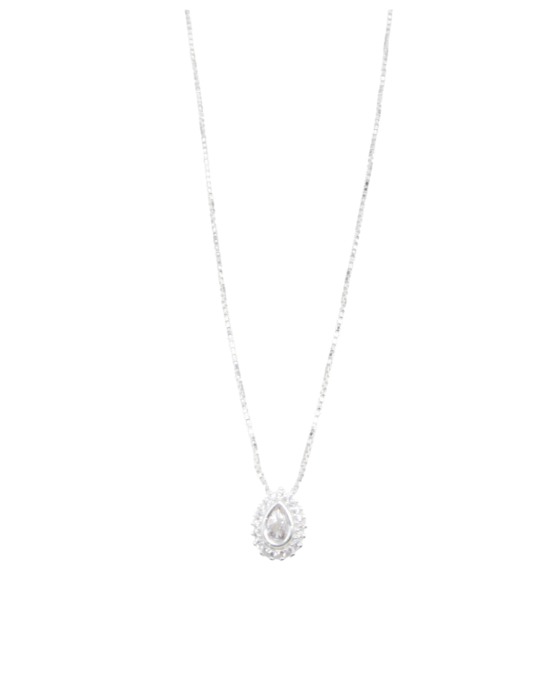 Conjunto em Prata 925 com Zircônias em Gota